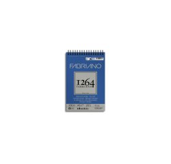 Bloc dessin 1264 fabriano a5 noir 200g  20f