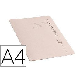 Chemise tarifold a lamelle secolor tree free neutre a4   sachet de 10