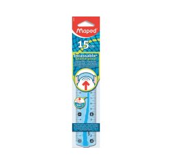 Règle plate Flex, 150 mm, en plastique, flexible