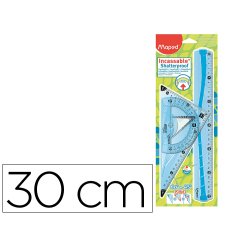Kit de géométrie Flex, incassable, 3 pièces