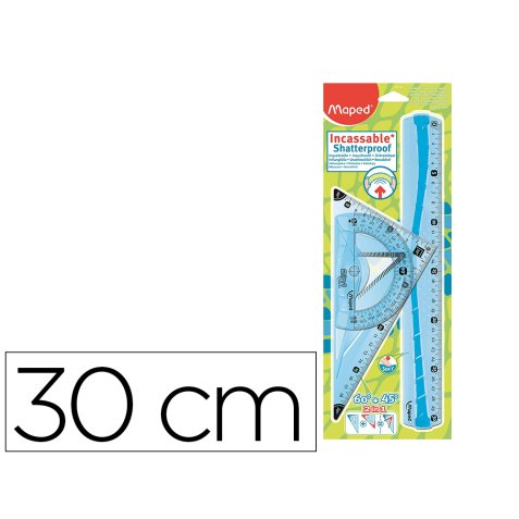 Kit de traçage incassable Maped 3 pièces