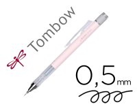 Porte-mines tombow monograph 0,5mm rechargeable gomme      telescopique interchangeable  coloris corps rose corail