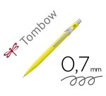Porte-mines tombow monograph 0,7mm rechargeable gomme      telescopique interchangeable  coloris corps jaune fluo