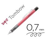 Porte-mines tombow monograph 0,7mm rechargeable gomme      telescopique interchangeable  coloris corps rose fluo