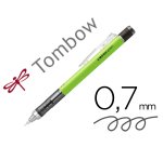 Porte-mines tombow monograph 0,7mm rechargeable gomme      telescopique interchangeable  coloris corps vert fluo