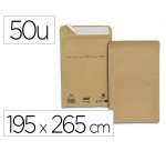 Pochette kraft sumo d auto-adh sive 195x265 mm      boite de 50 unites