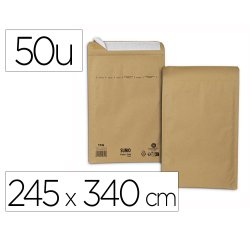 Pochette kraft sumo g auto-adh sive 245x340 mm      boite de 50 unites