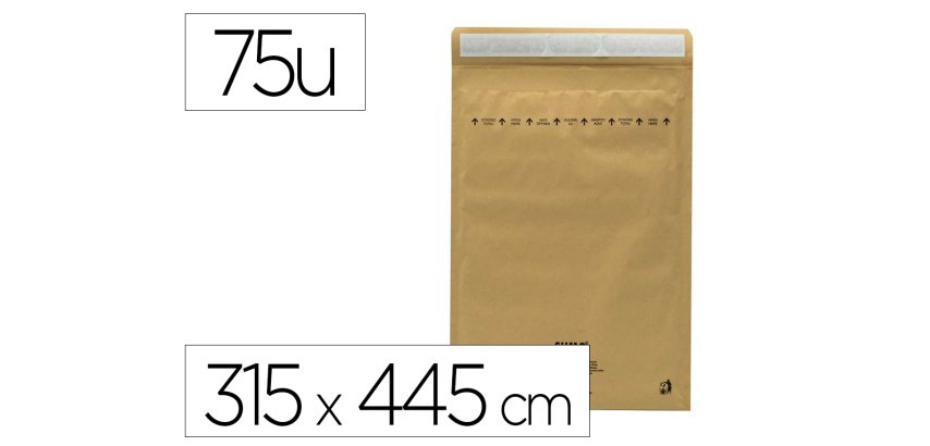 Pochette kraft sumo i auto-adh sive 315x445 mm      boite de 75 unites