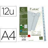 Intercalaires imprimes mensuels exacompta            polypropylene a4 12positiones / mois gris