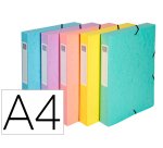 Boite de classement exabox aquarel a4 dos25mm assortiment