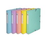 Boite de classement exabox aquarel a4 dos 40mm assortiment