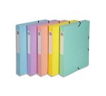 Boite de classement exabox aquarel a4 dos 60mm assortiment