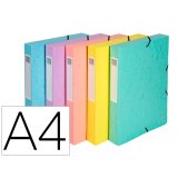 Boite de classement exabox aquarel a4 dos 60mm assortiment