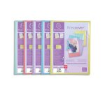 Porte-documents exacompta kreacover a4 polypropylene    60vues assortiment pastel