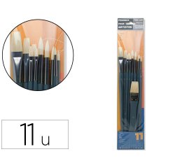 Etui de 11 pinceaux max sauer a l'huile assortiment