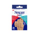 Pansement nexcare duo sans douleur assoritment 20 unites 6294236