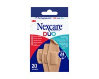 Pansement nexcare duo sans douleur assoritment 20 unites 6294236