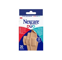Pansement nexcare duo sans douleur assoritment 20 unites 6294236
