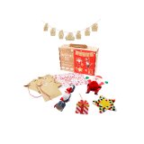 Kit creatif christmas sodertex 5+2 activites:       cracker + calendrier de       l'advent + etoile a decorer +