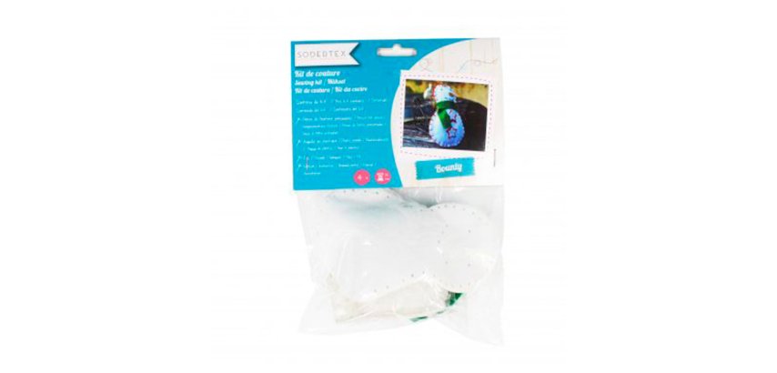 Kit feutrine sodertex bonhome de neige boonty a fabriquer 3 pieces 2mm 12x7 blanc