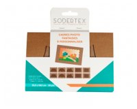 Cadres en carton sodertex fantaisie 15,5x10,5cm lot de  10 pieces 1 coloris