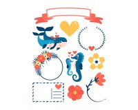 Gommettes papier et textile sodertex 17 x 22cm 60 pieces  6 planches coloris assortis