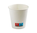 Gobelet en carton coldis de contenance 10cl paquet de 50  blanc    42158