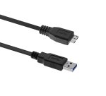 Cable usb t'nb 3,0 male/ usb micro b disque dur externe    transfert donnees jusqu       5gbps cable 1m coloris noir