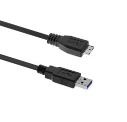 Cable usb t'nb 3,0 male/ usb micro b disque dur externe    transfert donnees jusqu       5gbps cable 1m coloris noir