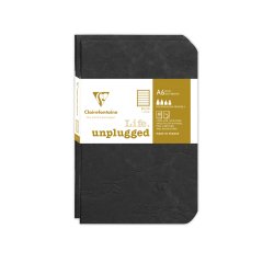 Set de 2 carnets piqués Age Bag 9x14 96 pages ligné - Noir