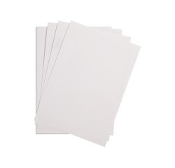 Feuille papier clairefontaine maya 270g 500x700mm coloris   blanc paquet 25 unites