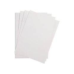 Feuille papier clairefontaine maya 270g 500x700mm coloris   blanc paquet 25 unites