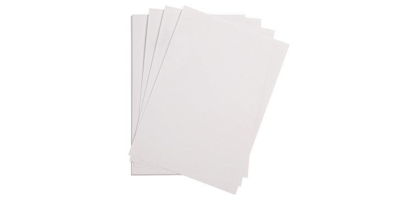Feuille papier clairefontaine maya 270g 500x700mm coloris   blanc paquet 25 unites