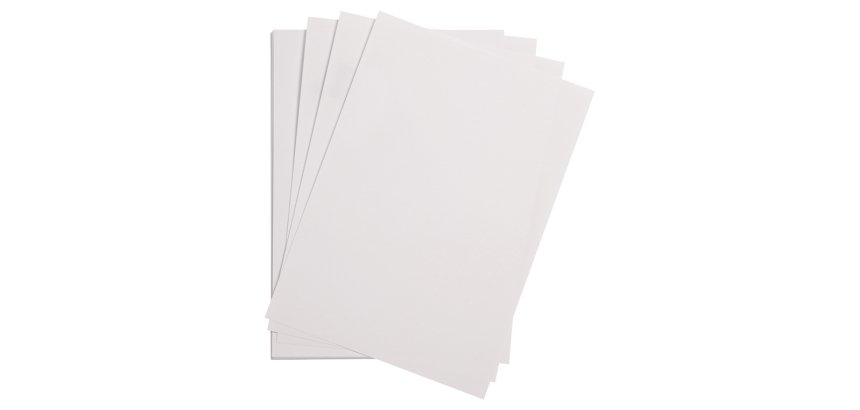 Feuille papier clairefontaine maya 270g 500x700mm coloris   blanc paquet 25 unites