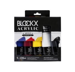 Set acrylique 5 x 120ml - Primaires