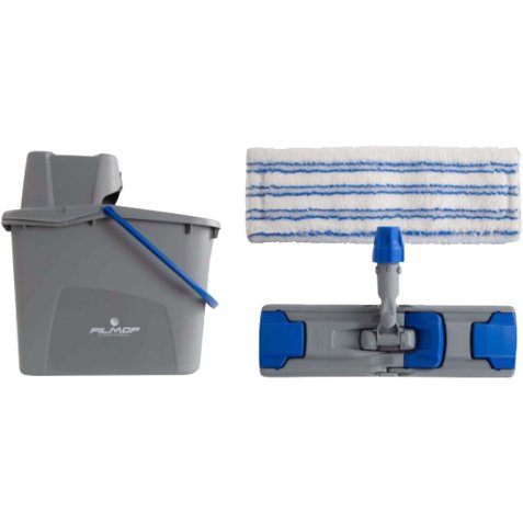 Kit coldis easy wash avec seau/essoreur 14l + support + frange 35cm