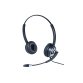 Casque filaire cleyver micro hc65 duo usb-a coloris noir