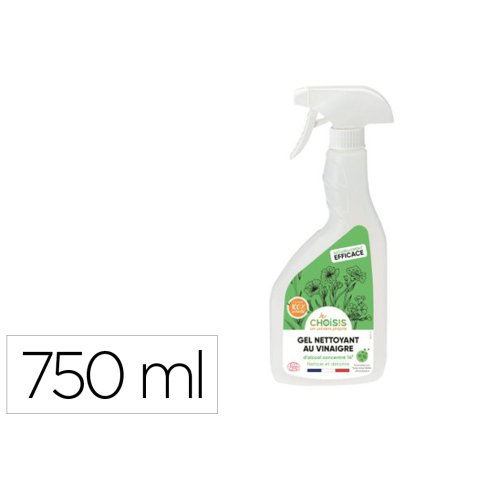 Gel nettoyage hps au vinaigre alcool aromatise eucalyptus   flacon 750ml