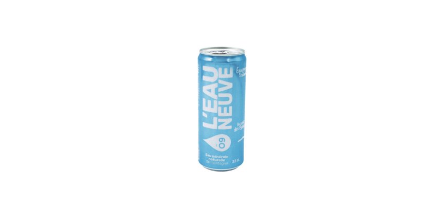 Eau mineral l'eau neuveánaturelle de montagne   canette 33cl