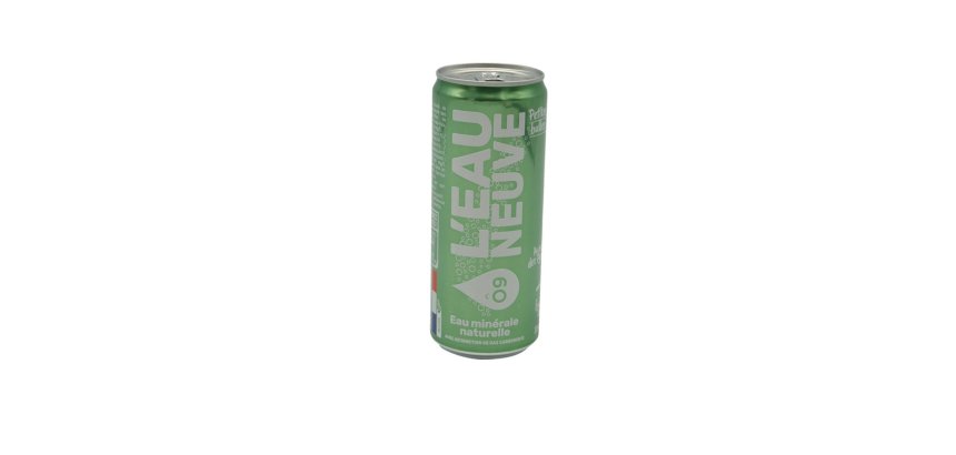 Eau mineral l'eau neuveágazefiee naturelle de   montagne canette 33cl