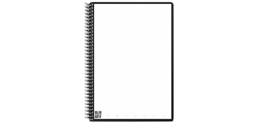 Cahier connecte bic rocketbook core letter        reutilisable a4 32p           pointillees avec stylo et