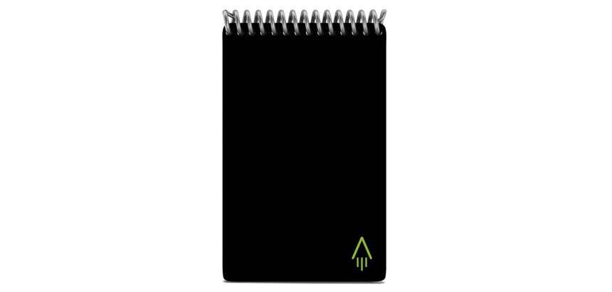 Bloc-notes connecte bic mini rocketbook core reutilisable  a6 48p avec stylo et          serviette microfibre coloris