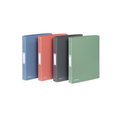 Classeur viquel business class polypropylene souple a4 maxi dos 4cm 4 anneaux        coloris aleatoire