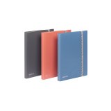 Porte-vues viquel business class polypropylene fermeture elastique a4 120 vues coloris aleatoire