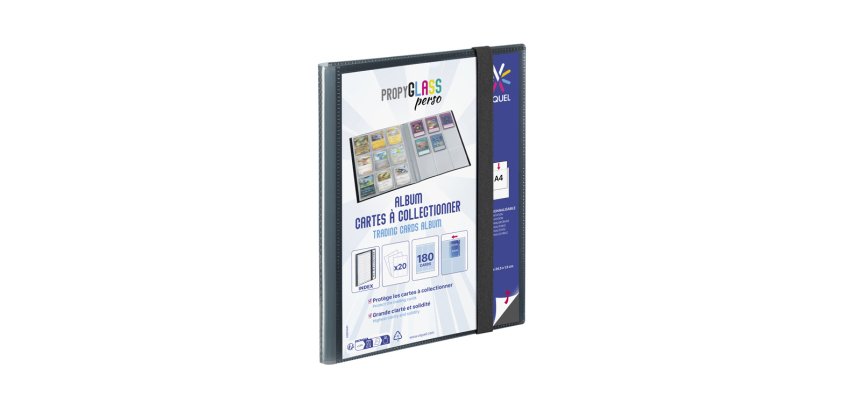 Album viquel cartes a collectionner a4 propyglass   personnalisable