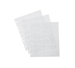Pochette perforee viquel a4 pour cartes a collectionner   incolore lot 10 unites