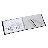 Porte-vues viquel art'view pp creativ'gallery a4 format     paysage 60 vues coloris noir