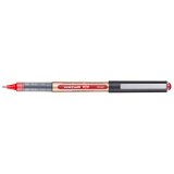 Roller uniball eye plastique recycle encre liquide         ecriture large pointe metal   coloris rouge