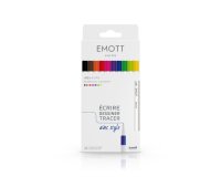 Feutre EMOTT, set de 10 'Essential Colors'