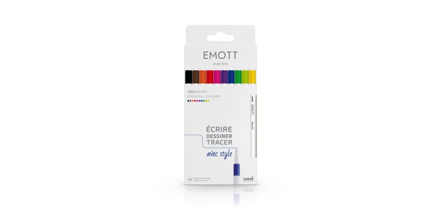 Feutre EMOTT, set de 10 'Essential Colors'